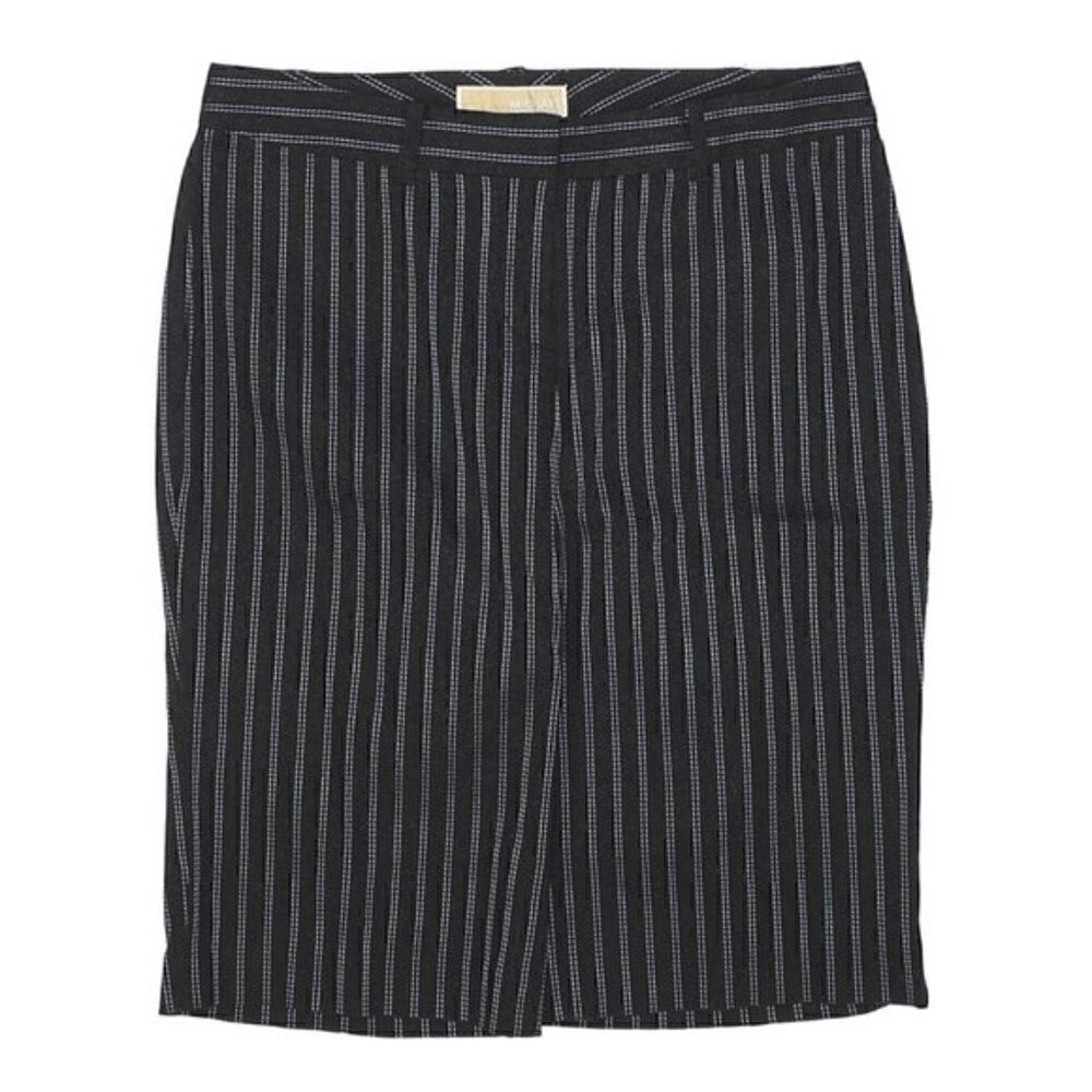 Michael Michael Kors Bermuda Shorts 4 Metallic Striped Dark Blue